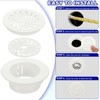 PATIKIL Round Air Vent 2.3" (59mm), 2 Pcs Adjustable ABS