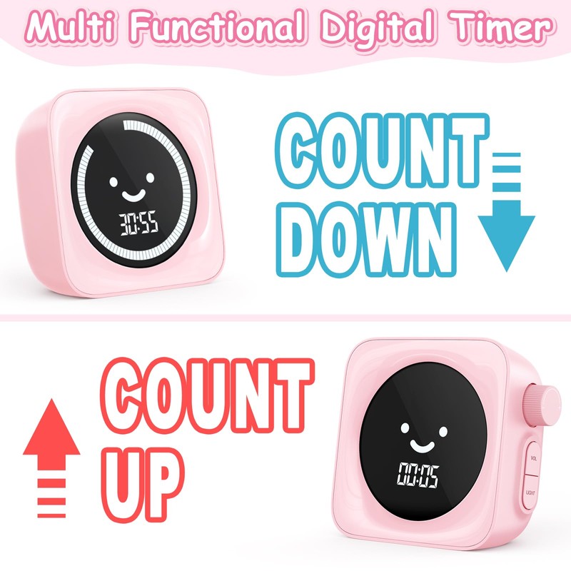 Visual Timer for Kids, 99 Minute Digital Cute Kids Visual