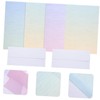 Tofficu Card Making Stationery Kit Envelopes 4 Sets Creative Gradient