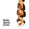 VASLON 40 Pack Magic Hair Curlers Spiral Curls Styling Kit,No