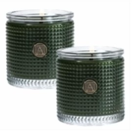 Smell of Gardenia 2-Pack Aromatique Textured Glass 6 oz Scented Jar Candle