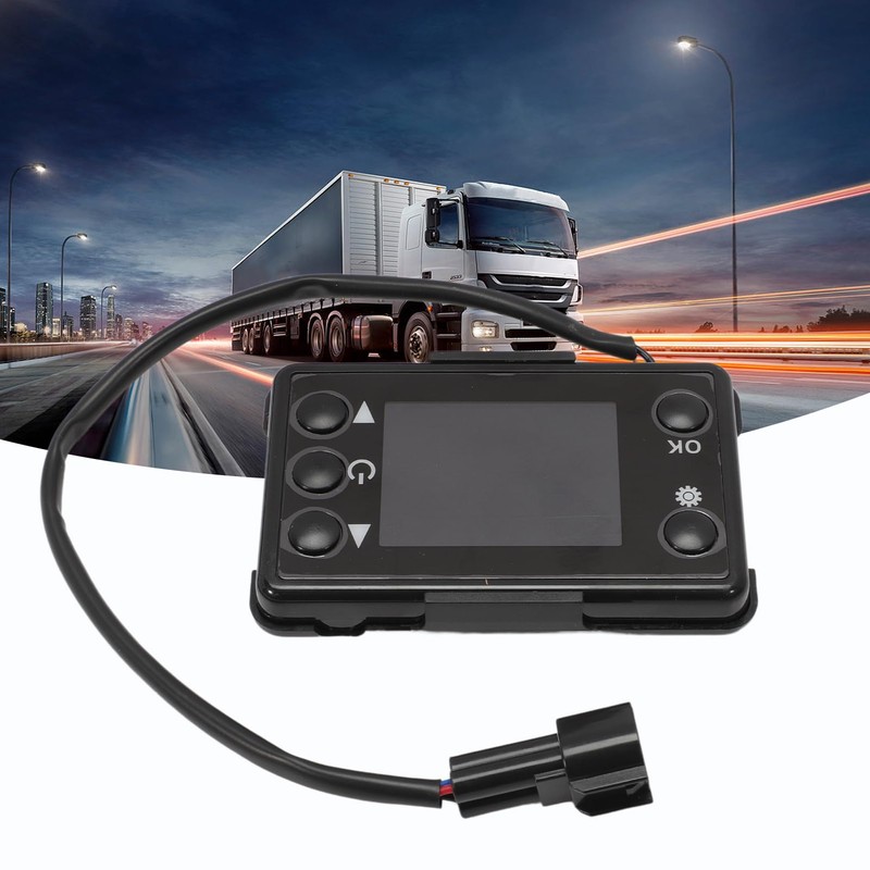 Konuooer Car Heater LCD Switch Controller with Remote Control 12V/24V
