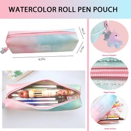 Mangpung Aesthetic School Supplies,Cute Stationery Set, Cute Back to School Supplies with Erasers,Mechanical Pencils,Gel Pens,Sticky Notes,for Kawaii Office Home Supplies