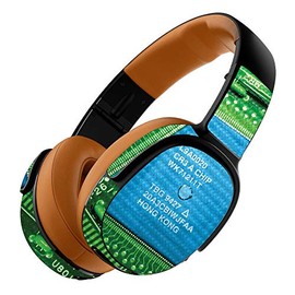 MightySkins Carbon Fiber Skin for Skullcandy Crusher 360 Wireless - Circuit Board | Protective, Durable Textured Carbon Fiber Finish | Easy to Apply, Remove, and Change Styles | Made in The USA