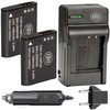 BM Premium 2 Pack of DB-110 Batteries and Charger for