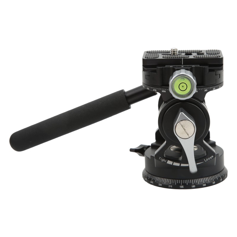 Camera Panoramic Tripod Head Aluminium Alloy with Handle Light Camera