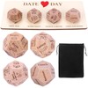 Meetory Set of 4 Date Night Dice Set, Romantic Date