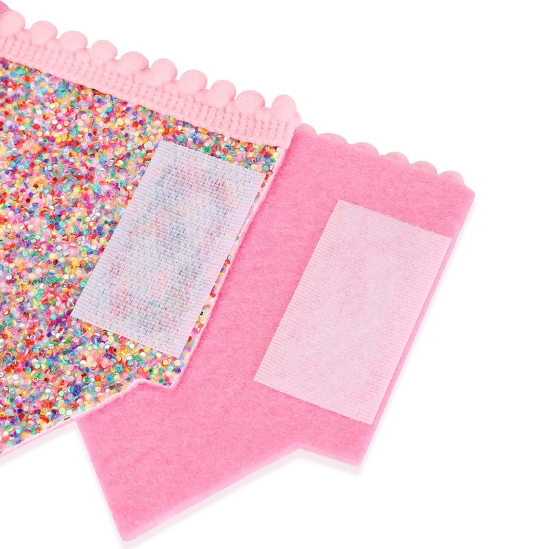 Eoopoon Rainbow Half Birthday Crown Hat - Party Decoration for