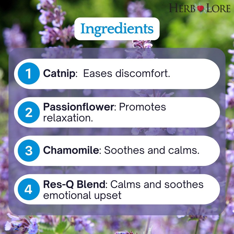 Herb Lore Teething Tincture – Soothing Herbal Drops with Passionflower,