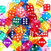 EXCEART 100pcs Bar Dice Drinking Game Dice Small Dice Mtg