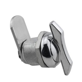 JCBIZ Thumb Operated Offset Cam Lock Zinc Alloy Thread Length 5/8 Inch Non-Locking Compartment Latch