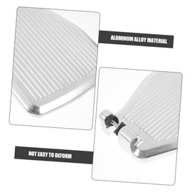 SAFIGLE 1 Pair Elevating Wheelchair Footrest Durable Replacement Footplate Fit for Various Wheelchairs Lightweight and Portable Design for Safety and Comfort