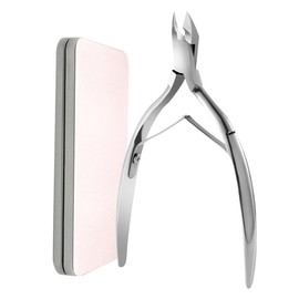 Biglumin Nagelknipser - Nagelzangen für tief Eingewachsene Fußnägel aus Edelstahl für eingewachsene Fußnägel und Fingernäge Dicke und durch Pilzbefall Nagelzange, Metall Geschenkboxen. (Silber)