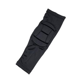 Tandem Sport Padded Arm Sleeves - Nylon/Spandex Sleeves with Built-In Elbow Padding to Reduce Injury & Stress - Comes in pairs S/M, Black