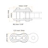 sourcing map Set of 4 Chain Master Connector Connector Pulley