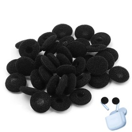40 PCS Kopfhörer Schaumstoffschaumstoff Ohrhörer Ohrpolster Ohrhörer Pad, 13-18 Mm Durchmesser, Schwarz, Weiches Schwamm-Material, Ideal Für Musikliebhaber, Verbesserten Komfort Und Klangqualität