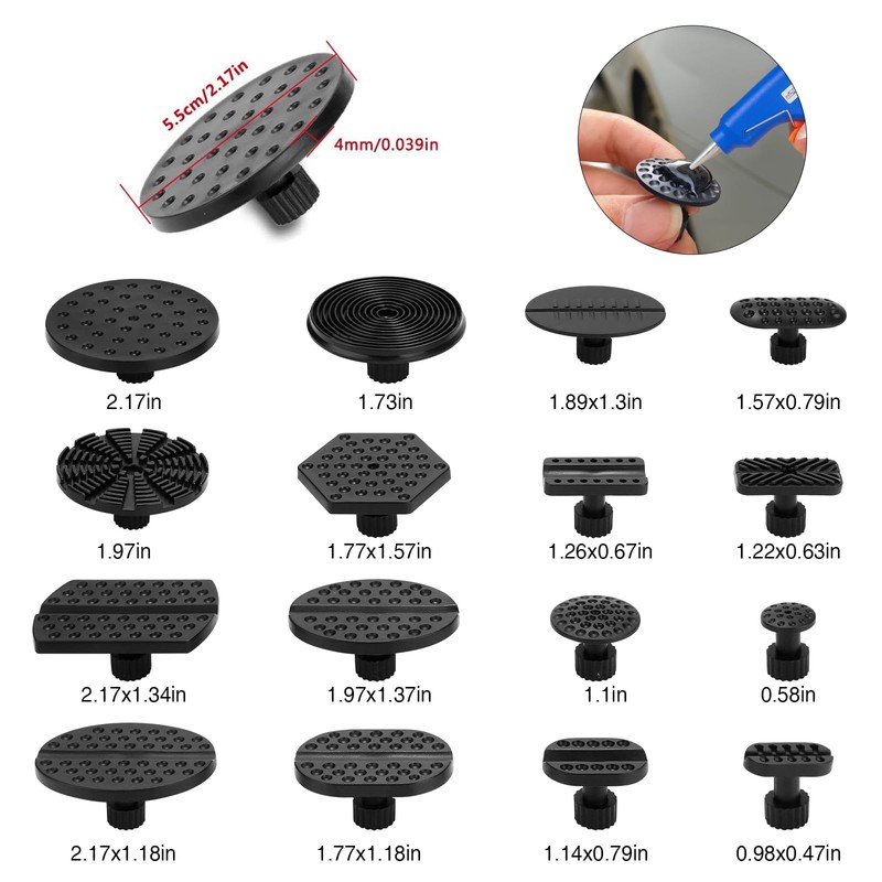 Winsall Dent Puller Kit - Paintless Dent Removal Kit, Dent