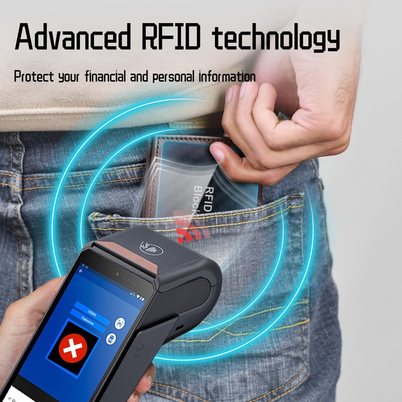 RFID Blocking Cards - 6 Pack Premium Contactless NFC Debit