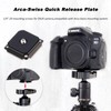 FocusFoto Quick Release Plate Kit, Camera Tripod Mount QR Plate