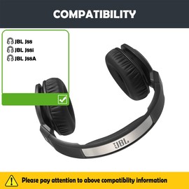 HTINDUSTRY Premium Headphone Replacement Ear Pads Cushion,Headphone Earpads Compatible with JBL J88 J88I J88A Headset Headphones