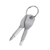 Mini Screwdriver Keychain Set, Portable Flat Head Stainless Steel and