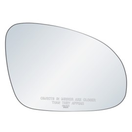 exactafit 8224R Passenger Side Mirror Glass Replacement Compatible With VW Volkswagen EOS, GTI, Jetta, Passat, R32, Rabbit Diagonal 7-1/8 Inch