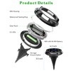 Biling Solar Pathway Lights Outdoor Uplight Sidelight, 12 Packs Blue