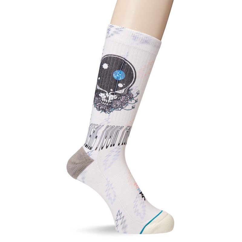 Stance Grateful Dead Steal Your Face Socks - Natural-Large