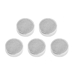 Connex DY7100003 Magnet Neodymium Round 6 kg, 5 pieces, 1.4 x 1.4 x 0.5 cm