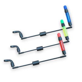 3 TJRS Bite Indicators Swingers Carp fishing Tackle for Bite Alarms and bank sticks (Red Green & Blue)