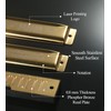 Randon Golden Harmonica Key of C with Case, 10 Holes