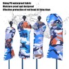 4PCS PU Leather Camouflage Waterproof Thicken Lining Golf Putter Head