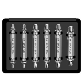 Gifts for Men,Stocking Stuffers for Adults,Valentines Day Gifts,Damaged Screw Extractor Set,Stripped Screws Nuts Bolts Drill Bit Tools for Easy Removal of Rusty Broken Hardware Fathers Day Dad Gifts