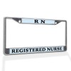 Fastasticdeals Metal Insert License Plate Frame Rn Registered Nurse D