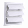 Plastic Air Vent Grille Cover, 3 Flaps Wall Duct Ventilation