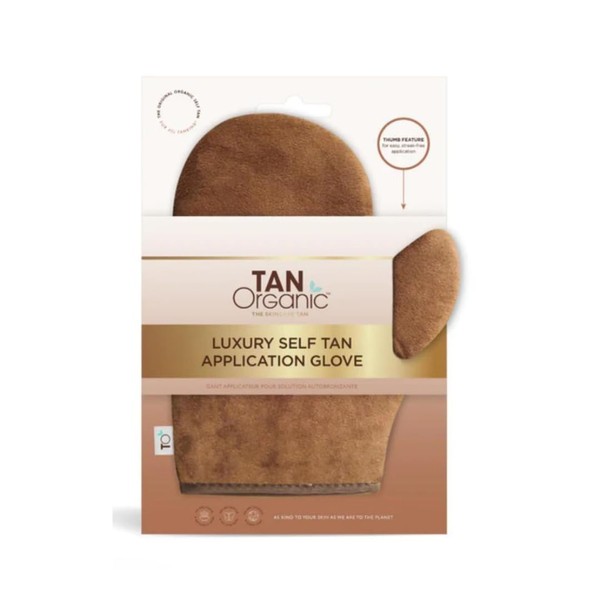 TanOrganic Luxury Reusable Self Tanning Mitt Applicator Glove for Streak-Free Fake Tan