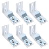 Sumnacon Blind Mounting Brackets - 6 Pcs Metal Wall Mounted