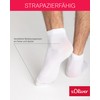 s.Oliver Unisex Short Socks Pack of 8, White Mouliné Mix