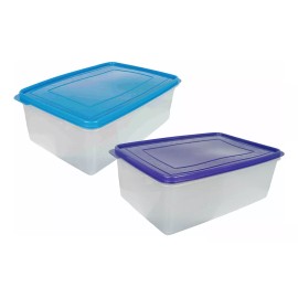 Boris 2 Contenedores De Plástico Toppers 9 Litros Recipiente
