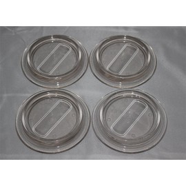 Piano Caster Cups Clear Lucite Set of 4 for Upright Pianos