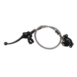 WOOSTAR Front Disc Brake Master Cylinder Caliper Assembly Replacement for 2 Stroke 43cc 47cc 49cc Mini Pocket Bike Dirt Bike Mini Chopper Scooter