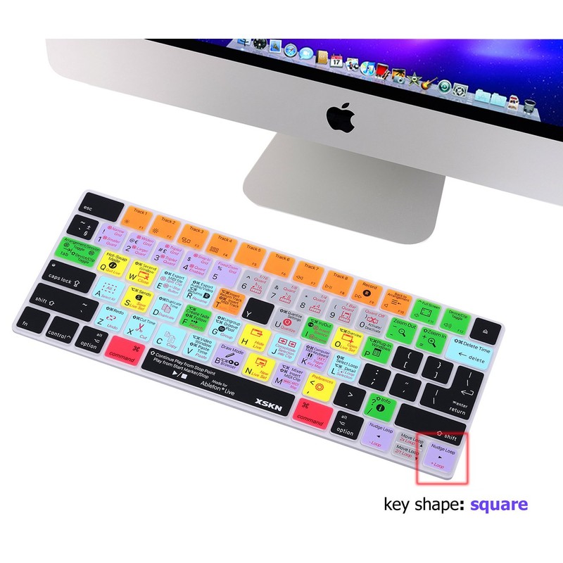 XSKN for Magic Keyboard Shortcut Ableton Live Keyboard Cover, Durable