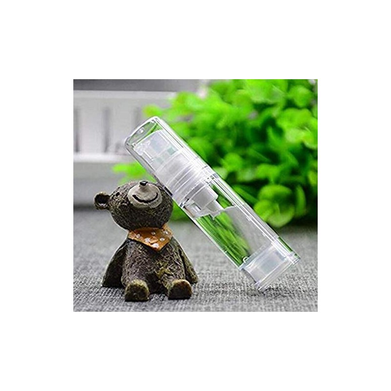 VASANA 12 Empty Airless Vacuum Pump Bottles Refillable Plastic Cream