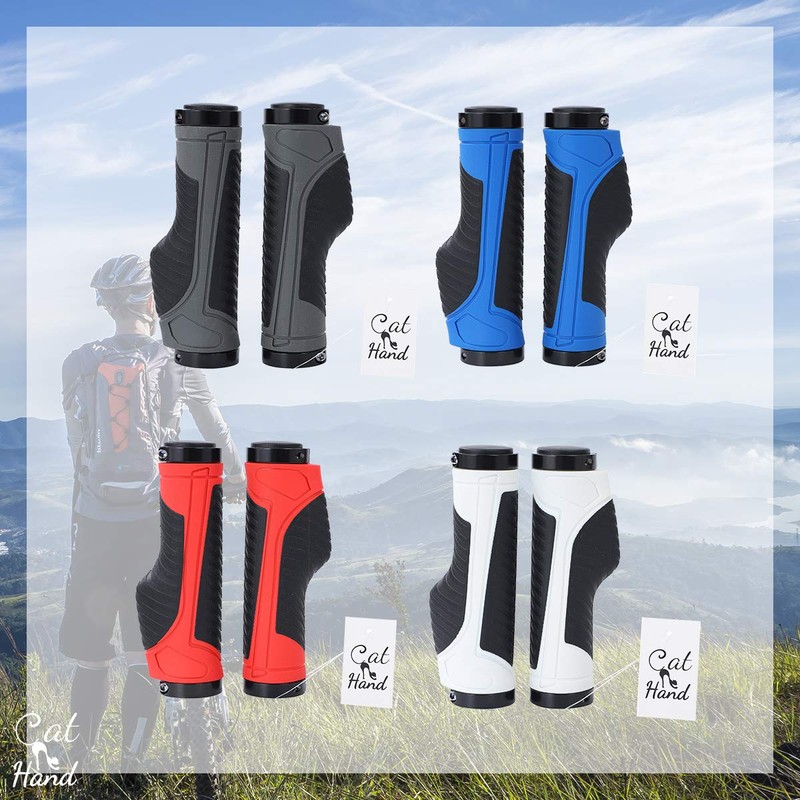 [Cat Hand] Cross Bike Grip, Bicycle Grip (Gray)