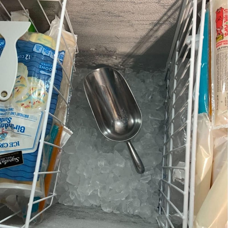 Ice Cube Scoop Cast Aluminum Shovel Scoops Multipurpose Kitchen Spoon