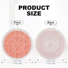 Pads for Shark Steam Scrub Mop: Fit for Shark S7001 s7020 s7000amz s7000 s7001tgt s7201 s8201 S7005 s8001 Series Rotating Steam Scrubber,Scrub Sanitize at The Same,Round Scrubbing Mop Replacement Pad