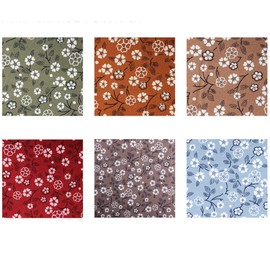 Cotton Fabric Sold by the Metre, Fabrics for Sewing, Fabric for Women, Cotton Fabric with Flowers Printed Patterns, Cotton Cloth, Cotton Fabric, for DIY Handmade Quilting Fabric, 148 cm x 1 m, Blue