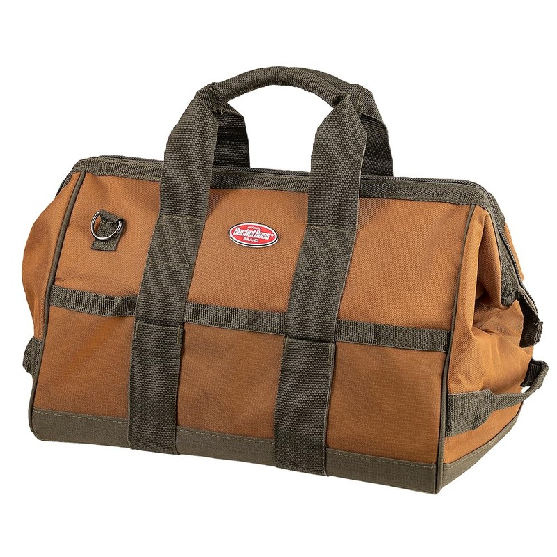 Bucket Boss Gatemouth 16 Tool Bag in Brown, 60016, 15
