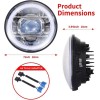 New World Motoring Chevy Nova 1963-1978 7 Inch Round Cree