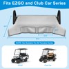 RIZINKART Golf Cart Seat Blanket for EZGO, Club Car, Enhanced
